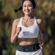 Сумка поясна Flipbelt Air Waist Pack 2.0 для бігу водонепроникна, жовта, M-XL - зображення 7