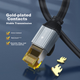 Кабель Ethernet CHOOSEAL Cat6A екранований 20м QS567A - зображення 7