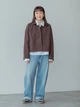 Куртка демисезонная короткая женская Uniqlo 745471728 XL Коричневая (1159954441) - изображение 6