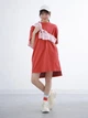Платье миди осеннее женское Uniqlo 902721097 L Оранжевое (1159974128) - изображение 2