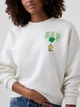 Свитшот на флисе женский GAP 366476373 2XL Молочный (1160198200) - изображение 4