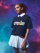 Футболка бавовняна жіноча Uniqlo 815658139 L Синя з принтом (1160134340) - зображення 10