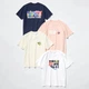 Футболка бавовняна жіноча Uniqlo 815658139 L Синя з принтом (1160134340) - зображення 14