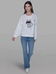 Свитшот женский Karl Lagerfeld 915112983 XL Белый (1160134584) - изображение 3