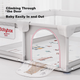 Манеж дитячий Beiboshi Babybox антибактеріальний з килимком для повзання - зображення 5