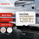 Карта пам'яті SanDisk 128 ГБ TF (MicroSD), 4K V30 U3, підходить для домашнього відеоспостереження та відеореєстраторів, міцна, тривалий час запису - зображення 4