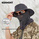Ветрозащитная шляпа Kenmont для мужчин на весну и лето, рыбацкая шляпа, устойчивая к УФ-излучению, модель KM-3708 - изображение 4