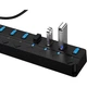 Хаб Newmine USB 3.0 7-портовий високошвидкісний для ноутбука 1м - зображення 1