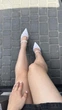 Білі мюлі з мереживом 38 (24,5 см) (11077) - изображение 2