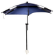 Зонтик-антивитер пляжный садовый рыболовный 2.4M с наклоном Outdoor Umbrella Усиленный - изображение 2