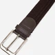 Ремень мужской тканевый Vintage 100 см Коричневый (leather-20519) - изображение 4
