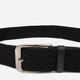 Ремень мужской тканевый Vintage 100 см Черный (leather-20521) - изображение 4