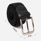 Ремень мужской тканевый Vintage 100 см Черный (leather-20521) - изображение 7
