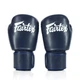 Боксерские перчатки Fairtex искусственная кожа 12 унций синие - изображение 5