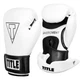 Боксерські рукавиці TITLE Boxing Vegan 14 oz Білий/Чорний - зображення 1