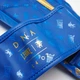 Боксерські рукавиці Leone шкіра 10 унцій сині з бинтами 4 м - зображення 9