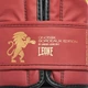 Боксерські рукавиці Leone штучна шкіра 10 унцій бордові з капою - зображення 9