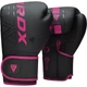 Боксерские перчатки RDX PU 12 oz Розовые с капой в комплекте - изображение 2