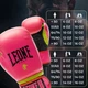 Боксерські рукавиці Leone штучна шкіра 12 унцій Рожеві з капою - зображення 10