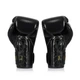 Боксерские перчатки Fairtex натуральная кожа 16 унций черные с бинтами. - изображение 7