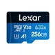 Карта памяти Lexar 633x microSDXC 256GB UHS-I U3 V30 A1 (LSDMI256BBCN633N) - изображение 1