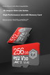 Карта памяти JD Kylin Lite microSDXC 256GB Class 10 UHS-I U3 V30 A2 (JZ-MicroSD QLLite) - изображение 3