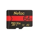 Карта пам'яті Netac P500 microSDXC 64GB UHS-I U3 V30 A2 - зображення 1