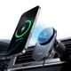 Автодержатель Baseus PrimeTrip VC2 Pro с зарядкой Qi2.2 с вентилятором на дефлектор Black (6942521201426) - изображение 11