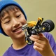 Конструктор LEGO Technic Жовтий мотоцикл 151 деталь Пластик 42225 - зображення 7