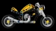 Конструктор LEGO Technic Жовтий мотоцикл 151 деталь Пластик 42225 - зображення 10