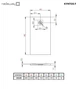 Душовий піддон RADAWAY Kyntos F 140x80 HKF14080-04 - зображення 2