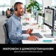 Гарнітура Logitech PC 960 USB (981-000100) Чорний - изображение 12