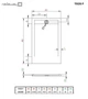Душевой поддон RADAWAY Teos F 140x80 цвет черный HTF14080-54 - изображение 2