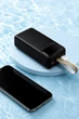 Повербанк 30000 mah мощный павербанк для роутера powerbank с фонариком и быстрой зарядкой 22.5w к вай фай роутеру умб для телефона смартфона - изображение 3