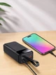 Повербанк 30000 mah мощный павербанк для роутера powerbank с фонариком и быстрой зарядкой 22.5w к вай фай роутеру умб для телефона смартфона - изображение 5