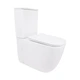 Унитаз напольный Qtap Aquarius Ultra Quiet 620х355х790 мм дюропласт белый Soft-close - изображение 1
