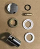 Донный клапан автоматический Click-Clack 1 1/4" хром металлический с переливом Zerix BV-09 - изображение 6
