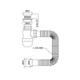 Сифон Mixxus SU-06-A 1 1/2" пластиковый для умывальника 40 см - изображение 2