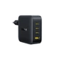 Сетевое зарядное устройство Baseus EnerFill FH11 GaN 140W 3xUSB-A + 1xUSB-C черное (6932172698812) - изображение 1