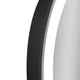 Зеркало овальное с LED-подсветкой 800х700 см антизапотеванием димером рег. темп. цвета Стекло Черное - изображение 10