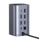 Док-станция Baseus NU1 Air Spacemate hub 12в1 USB-C - 2xHDMI 4K@60Hz 2xUSB-C 10Gb/s 2xUSB-A 5Gb/s 2xUSB-A (480Mb/s) RJ45 SD/microSD 3.0 USB-C (PD) (69 - изображение 5