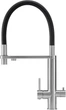 Смеситель кухонный с подключением к фильтру GRANADO Hita INOX Black - изображение 2