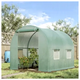 Пленка накрытия 140 г/м² для теплицы 2х2 м 4 м² зеленая GARDLOV LS-2466 - изображение 8