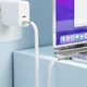 Кабель Acefast C24-03, Type-C to Type-C, 60W, 3A, Braided wire, Zinc alloy + TPE connectors, 1.2 м White (6974316286257) - изображение 7