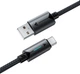 Кабель Acefast C19-04 USB-A to USB-C fast charging data cable Black (6974316284482) - изображение 4