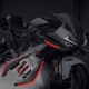 Дефлектори для мотоцикла 17см, (декоративний спойлер 2шт) Led червоний - изображение 5