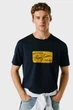 Чоловіча темно-синя футболка SUEN Pepe Jeans S PM5010317 - зображення 5
