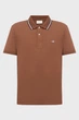 Чоловіче коричневе поло COLLAR Gant XL 2014119 - изображение 1