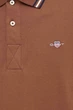 Чоловіче коричневе поло COLLAR Gant XL 2014119 - изображение 3
