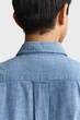Чоловіча синя сорочка CHAMBRAY Gant S 3260006 - изображение 4